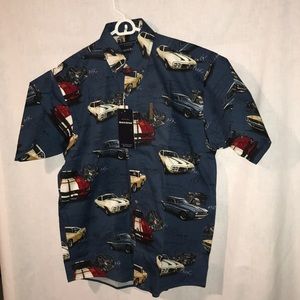 North River NWT Men’s Short Sleeve Car Shirt
